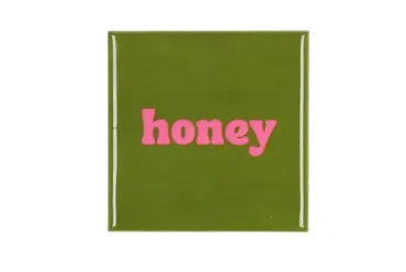 Tegeltje Honey 10x10x1cm