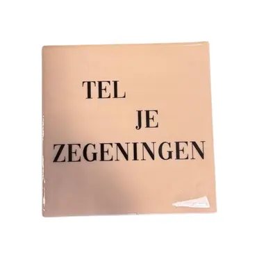 Tegeltje zegeningen Beige 10X10X1CM