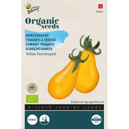 Tomaat yellow pearshaped (bio) - afbeelding 1