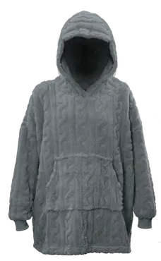 Unique Living hoodie pleun 70x50x87cm dark grey