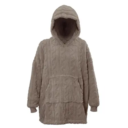 Unique Living hoodie pleun 70x50x87cm taupe