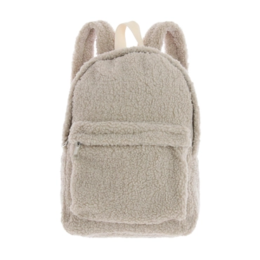 Unique Living rugzak teddy 32x24x8cm chateau grey