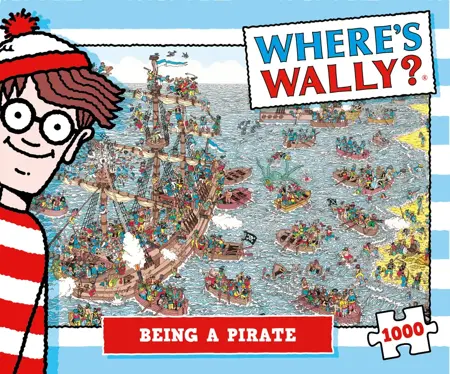 Where’s Wally Being A Pirate Puzzel (1000 stukjes) - afbeelding 2