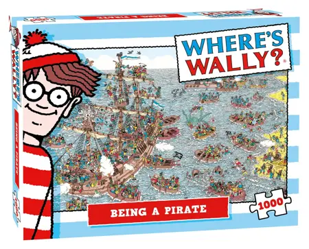 Where’s Wally Being A Pirate Puzzel (1000 stukjes) - afbeelding 1