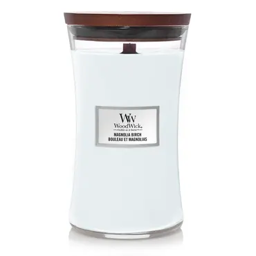 Woodwick Magnolia Birch Large Candle