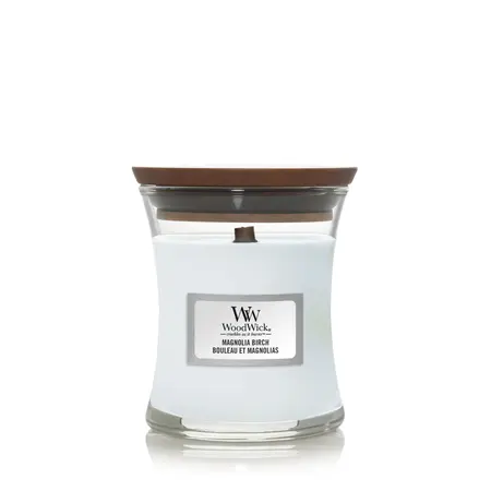 Woodwick Magnolia Birch Mini Candle