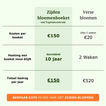 Zijden Boeket - voordelen